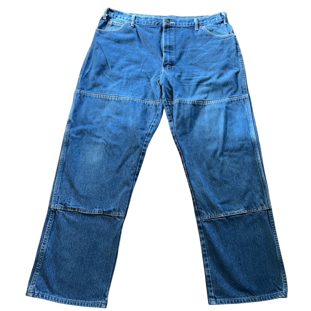 Vintage 90s Y2K Dickies Double Knee Jeans Men's 32x32 Denim Carpenter Workwear